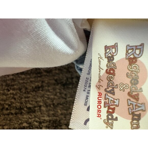 Raggedy Ann Classic American Rag Doll Hasbro Aurora 17” Plush - Picture 10 of 10